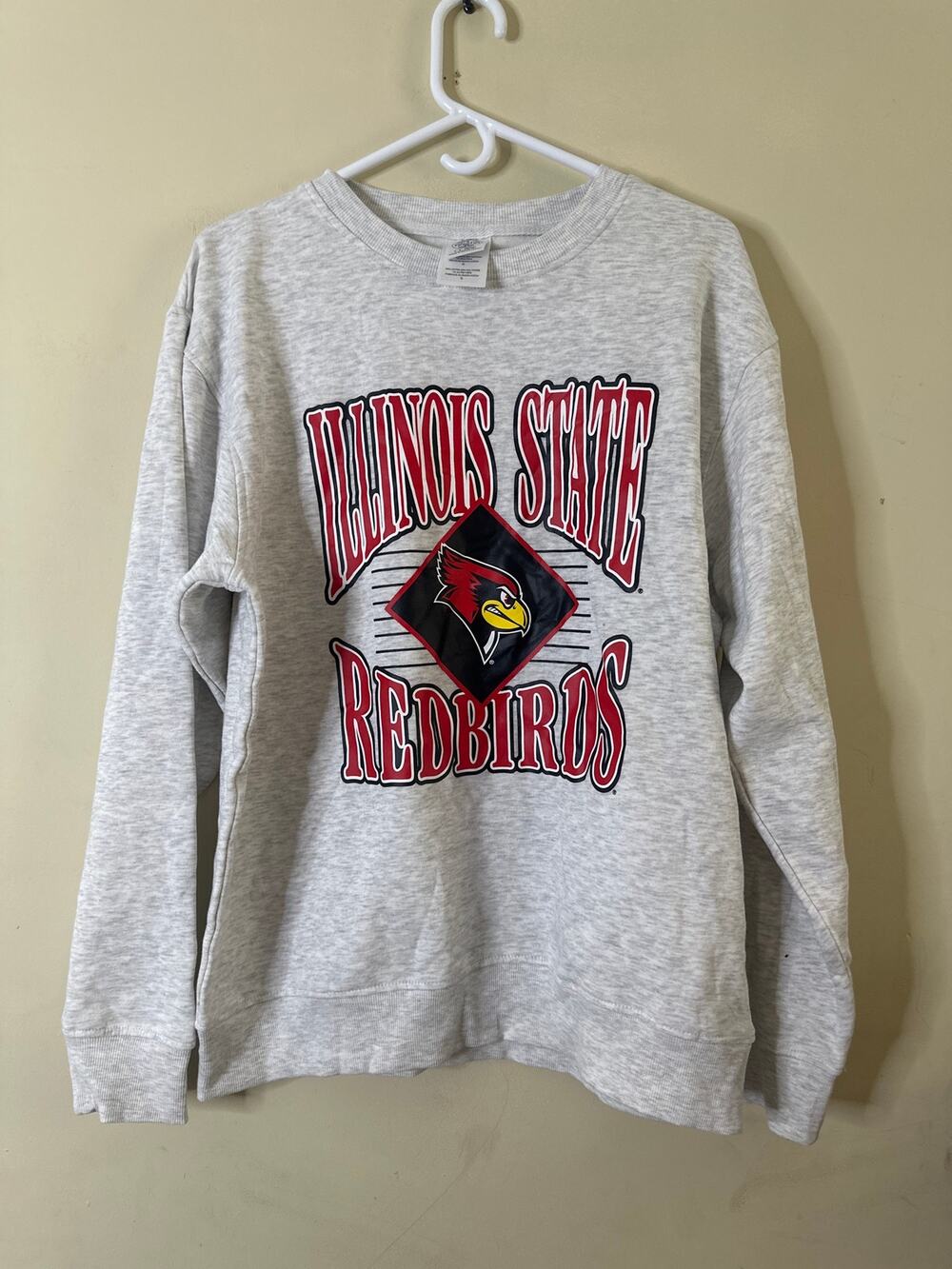 Illinois State Redbirds Premium Fleece Crewneck Sweatshirt L 5